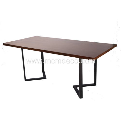 Modern Z Foot Dining Room Table